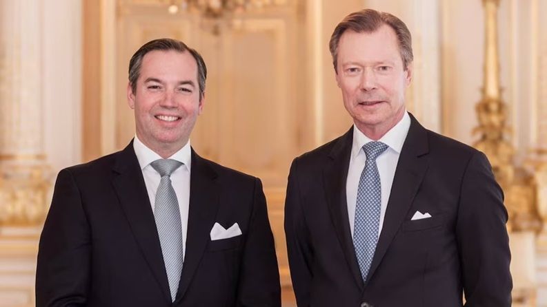 Guillermo y Stéphanie de Luxemburgo
