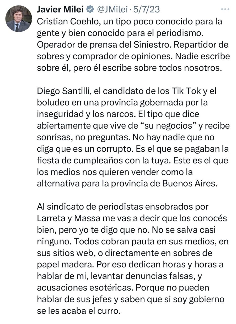 Javier Milei