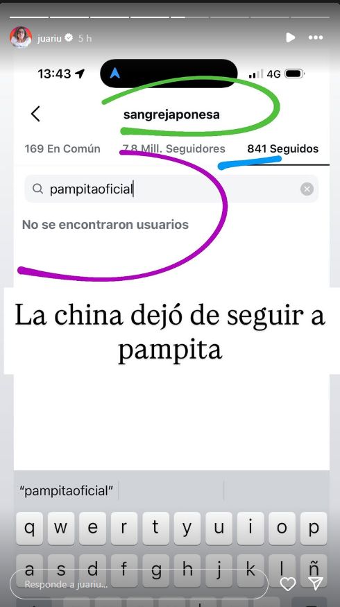 La China Suárez y Pampita