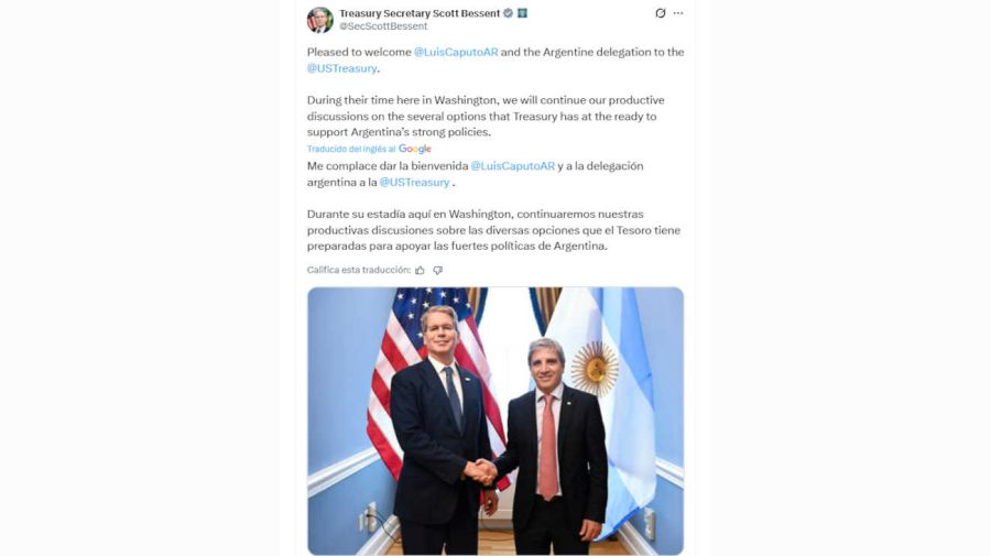 Treasury Secretary Scott Bessent X 20251006
