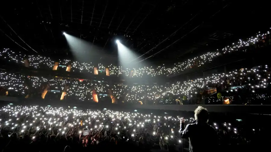 Javier Milei en el Movistar Arena 20251006
