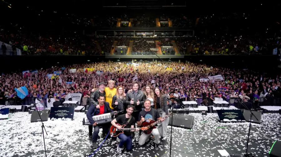 Javier Milei en el Movistar Arena 20251006