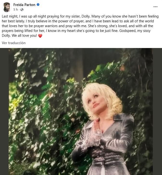 Mensjae de la hermana de Dolly Parton