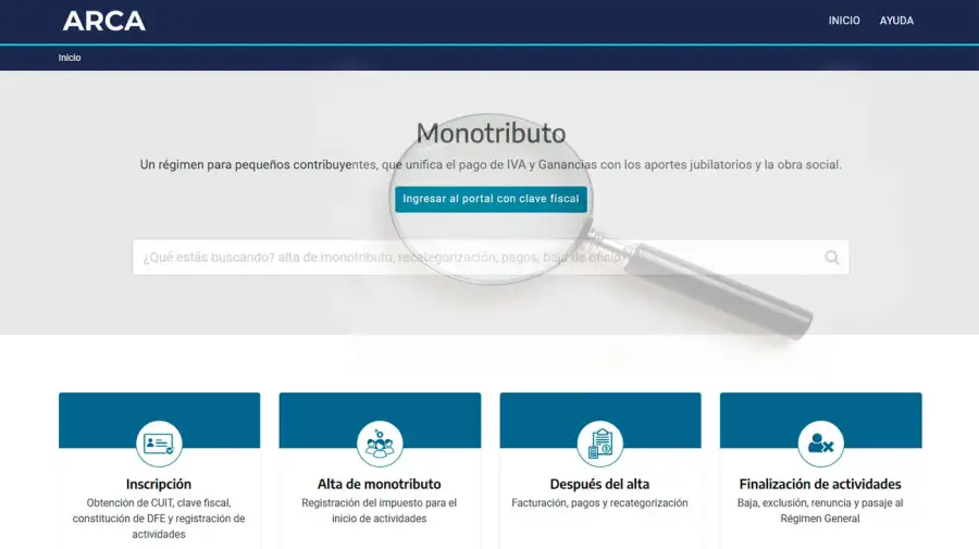 Arca monotributo 08102025