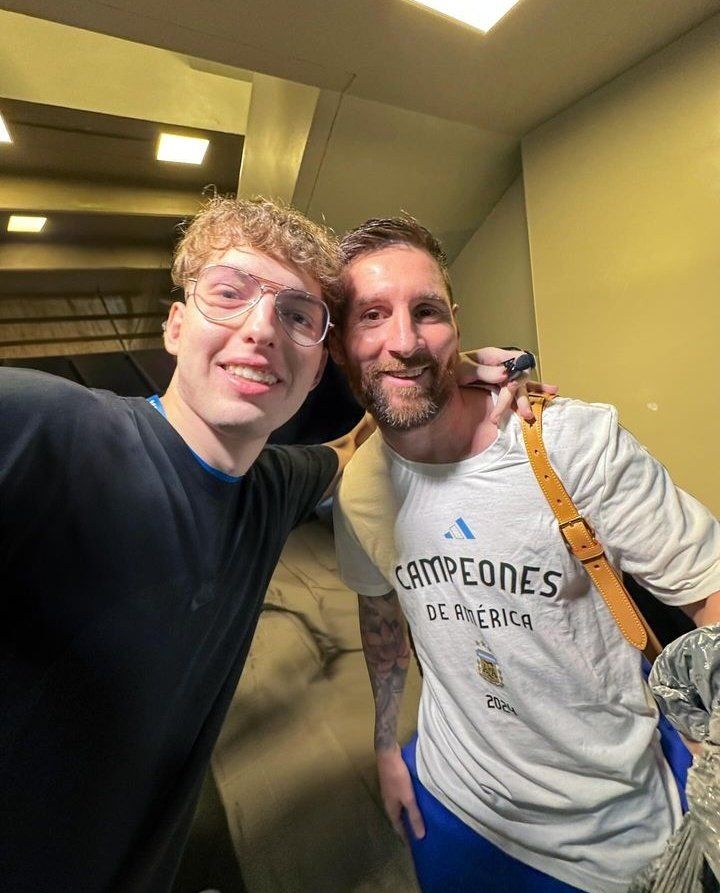 Davoo Xeneize con Messi
