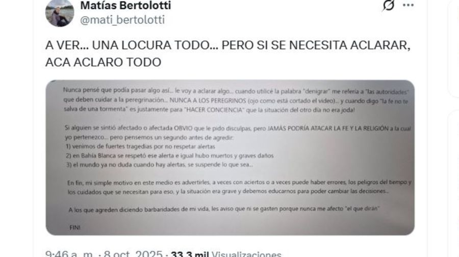 Descargo de Matías Bertolotti