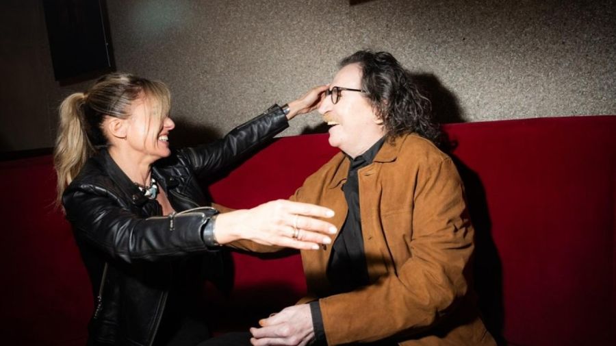 El encuentro de Mariana Fabbiani y Charly García