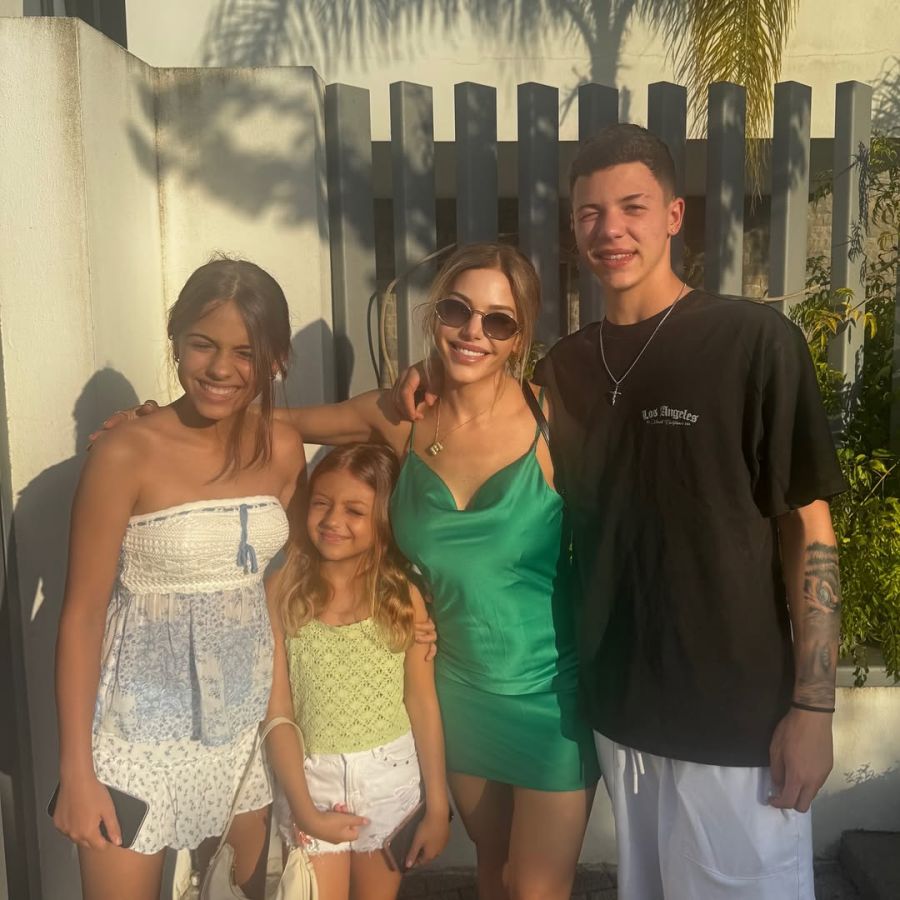 Evangelina Anderson, Bastián Demichelis, Lola Demichelis, Emma Demichelis