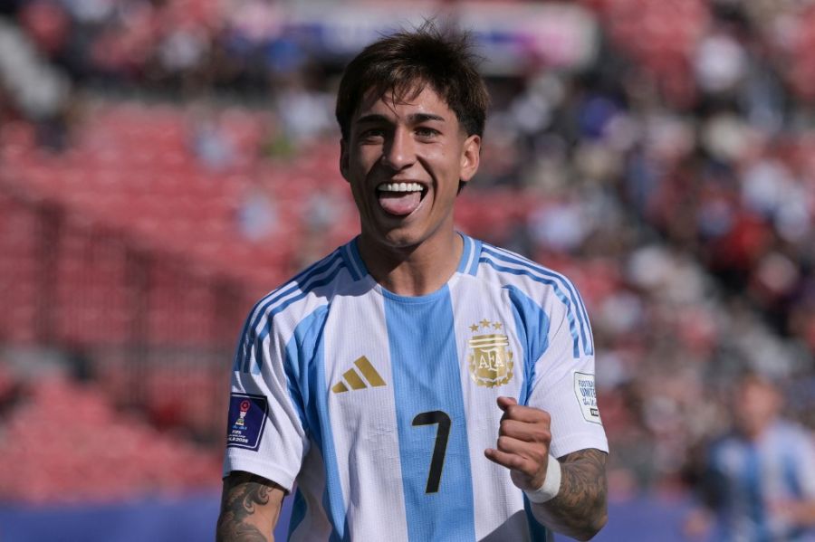 Maher Carrizo con la Selección Argentina U20