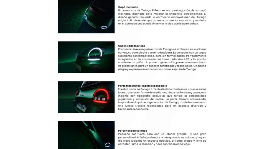Renault presenta las primeras imágenes del Twingo E-Tech