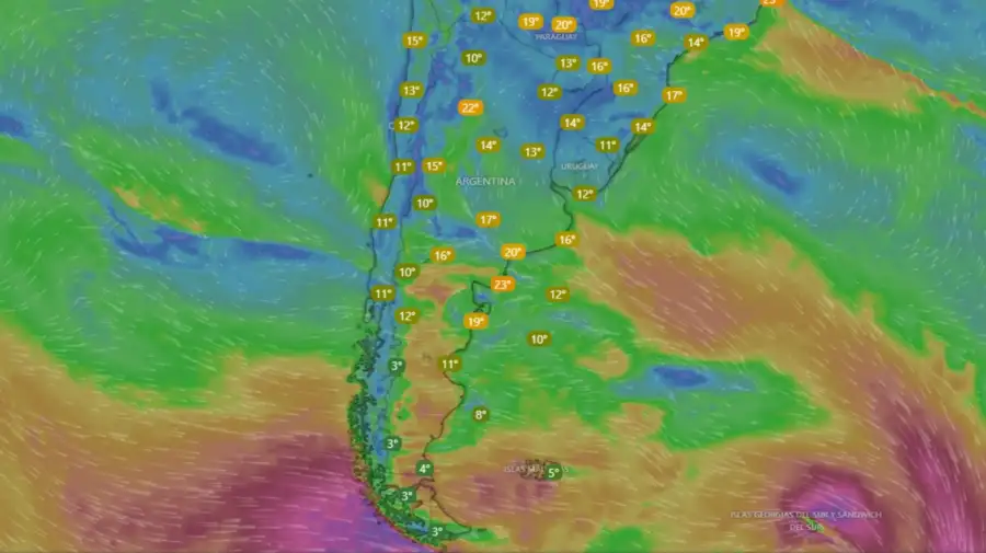 Clima jueves 9 de octubre 20251008