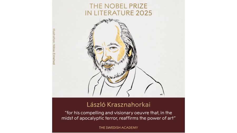 Laszlo Krasznahorkai gana el premio Nobel de Literatura