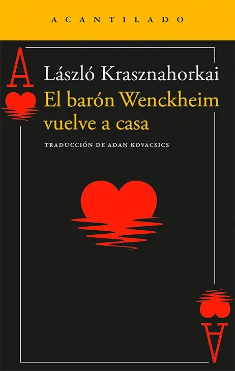 Libro de László Krasznahorkai 09102025