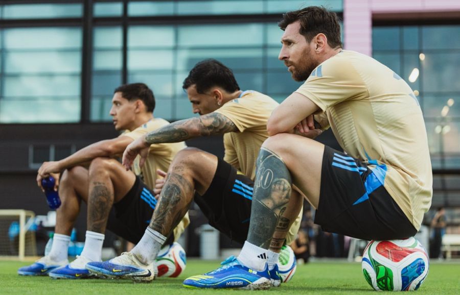 Lionel Andrés Messi con la Selección Argentina en Miami