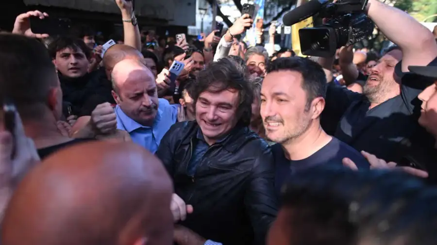 Milei en Mendoza capital 20251009