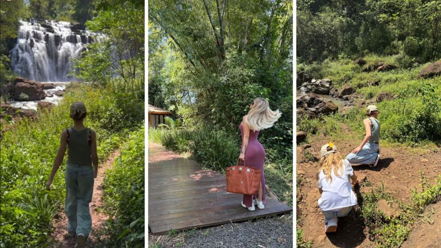 Las vacaciones de Wanda Nara y sus hijas en Misiones
