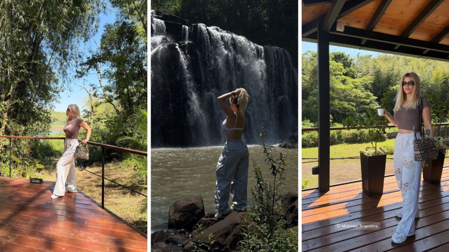 Las vacaciones de Wanda Nara y sus hijas en Misiones
