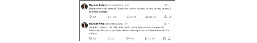 Mariana Ávila tras el asesinato de Fede Dorcaz