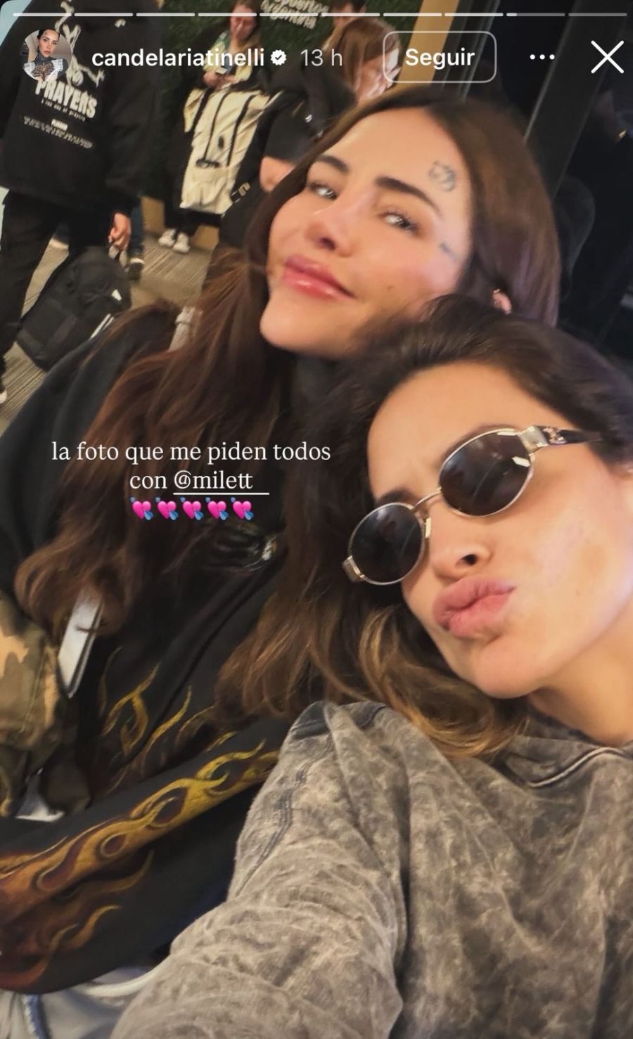 Cande Tinelli y Milett Figueroa