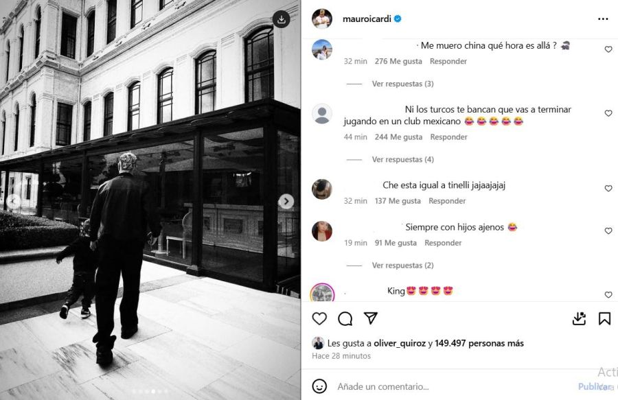Mauro Icardi con la China Suárez