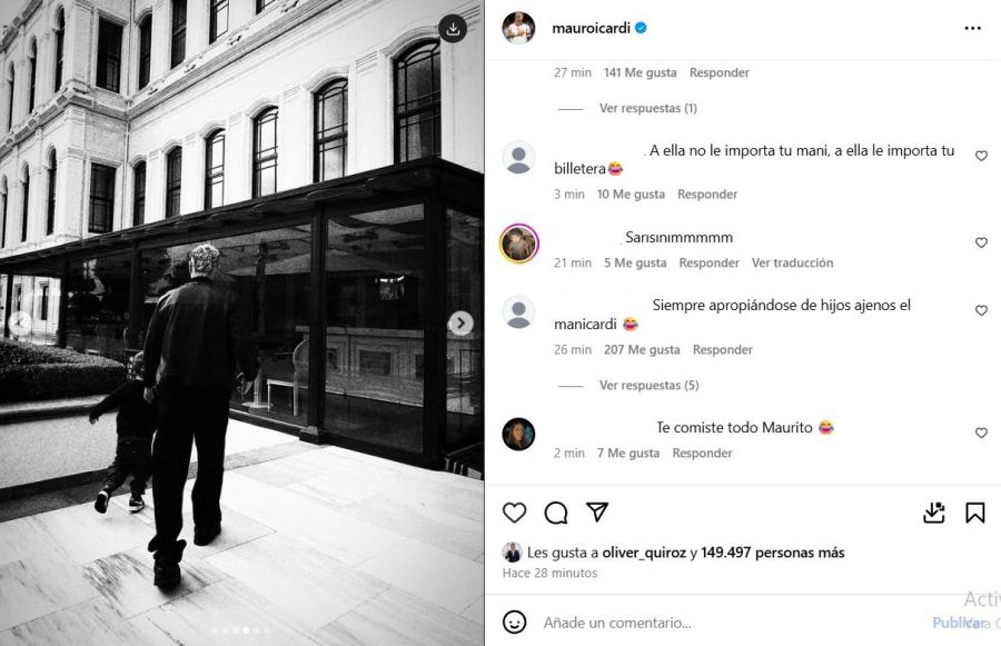 Mauro Icardi con la China Suárez