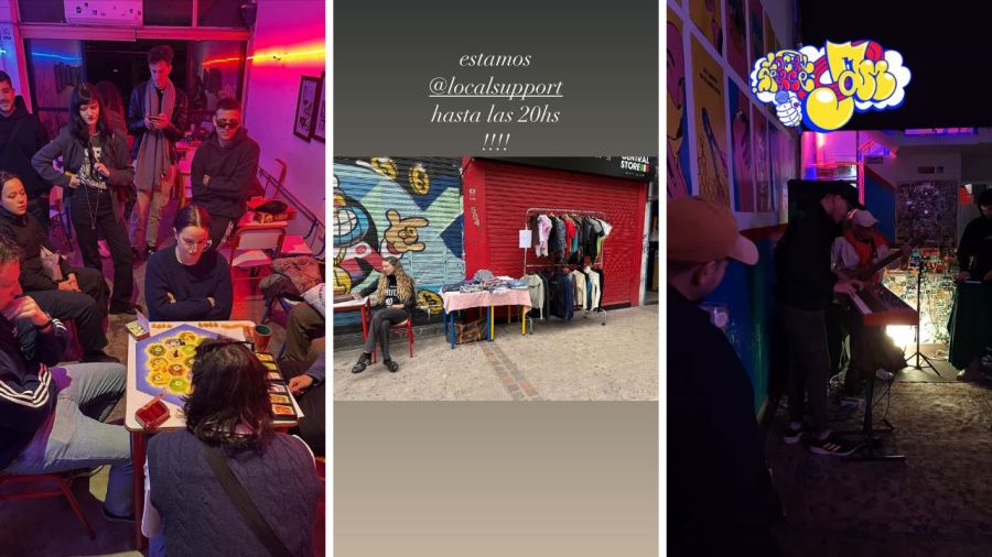 Local Support, el centro cultural donde Margarita Paez comenzó su emprendimiento de vender ropa