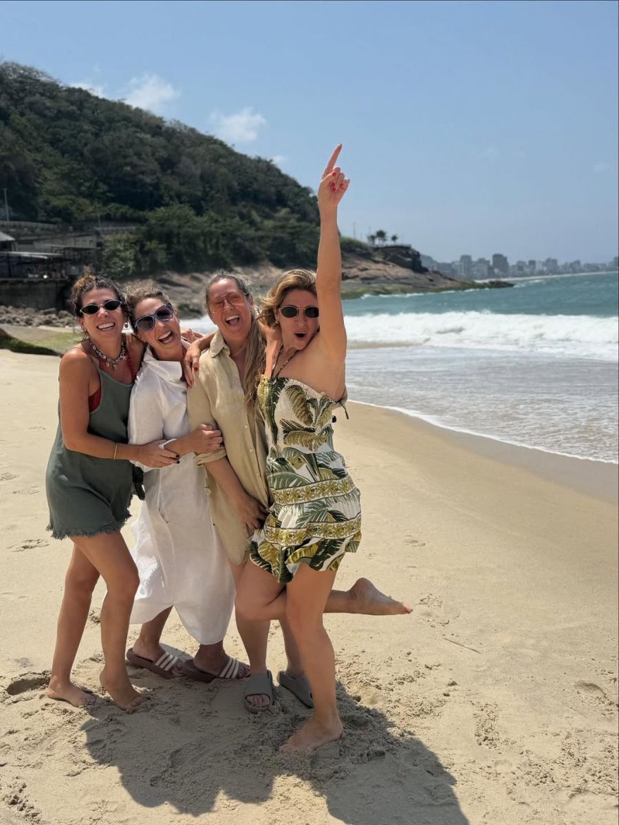 Florencia Bertotti de vacaciones en Río de Janeiro