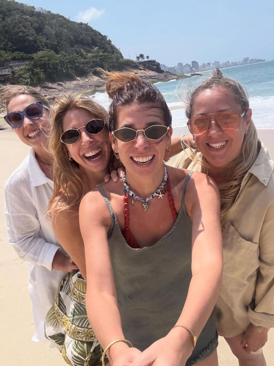 Florencia Bertotti de vacaciones en Río de Janeiro