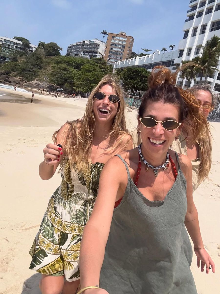 Florencia Bertotti de vacaciones en Río de Janeiro