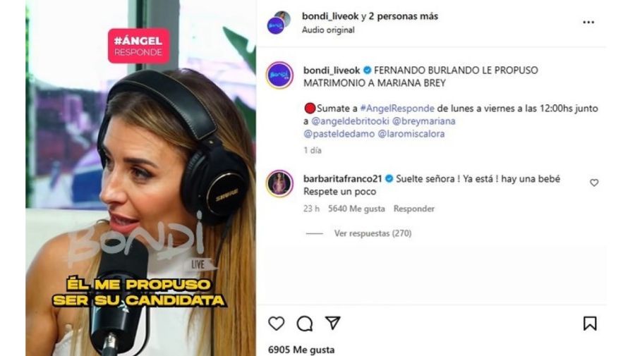 Barby Franco explotó contra Mariana Brey 