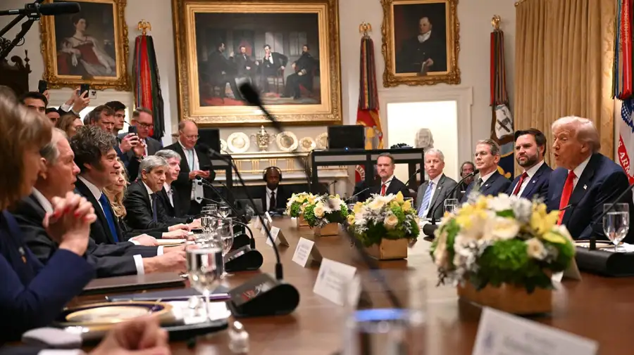 Javier Milei y Donald Trump 14102025