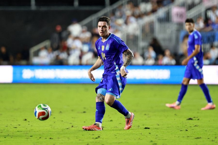 Aníbal Moreno con la Selección Argentina