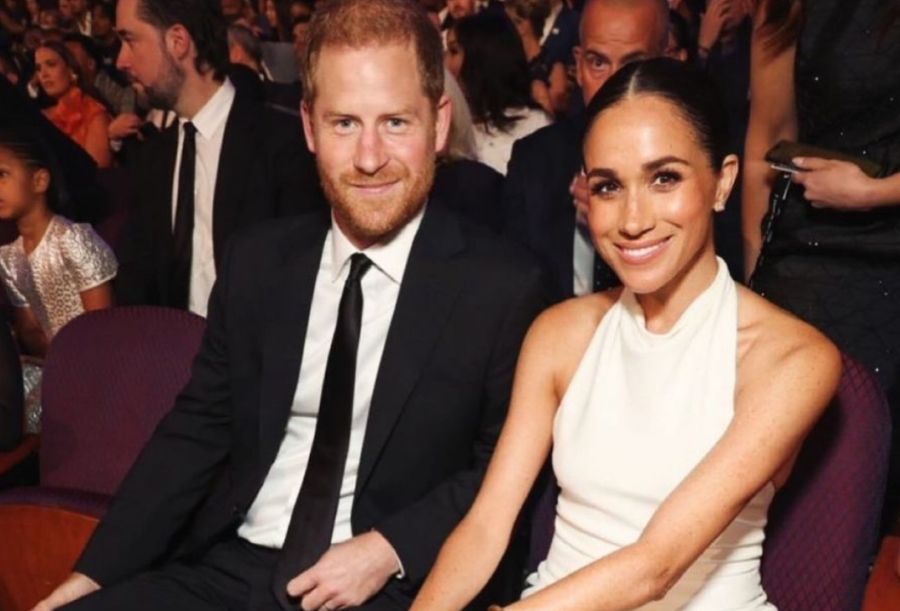 El príncipe Harry, Meghan Markle y Carlos III