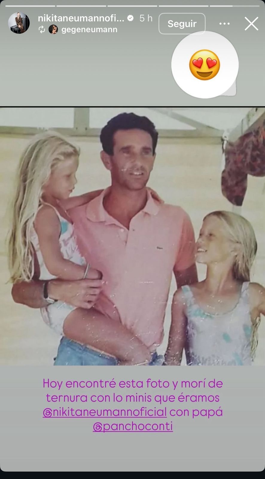 Gege y Nicole Neumann