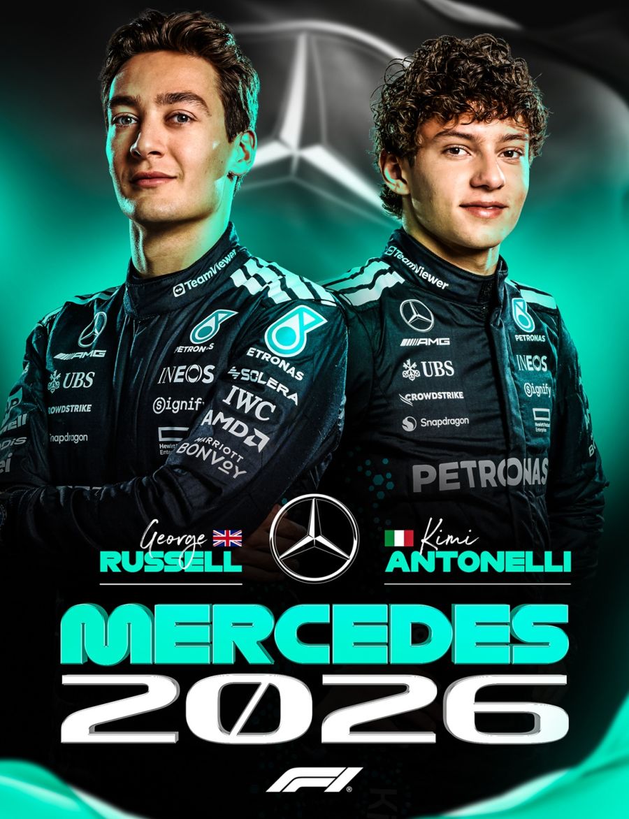 Kimi Antonelli y George Rusell