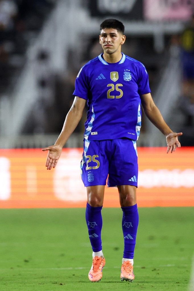 Lautaro Rivero con la Selección Argentina