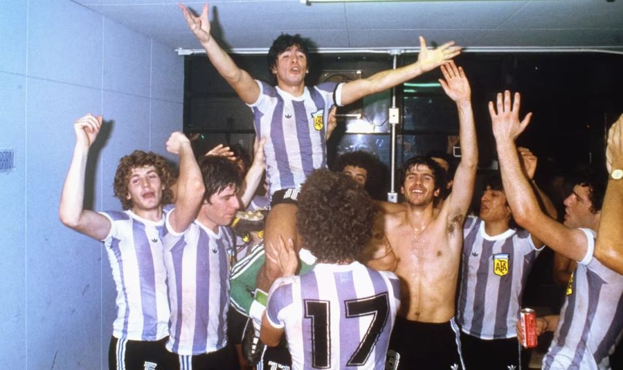 Diego Armando Maradona campeón del Mundo Sub-20