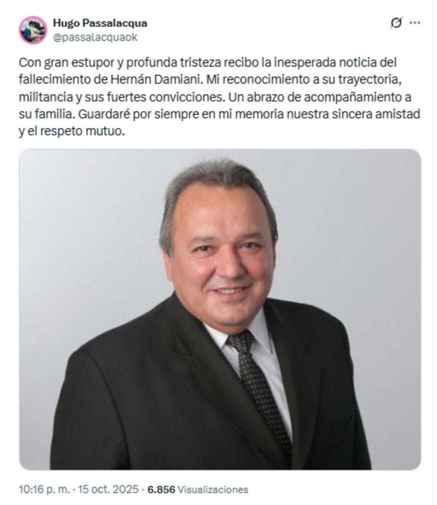 Murió un candidato a diputado a sus 66 años en pleno programa de streaming - Image 2