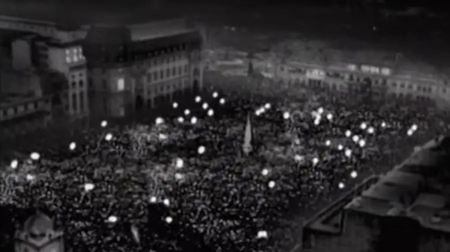 La Plaza de Mayo el 17 de octubre