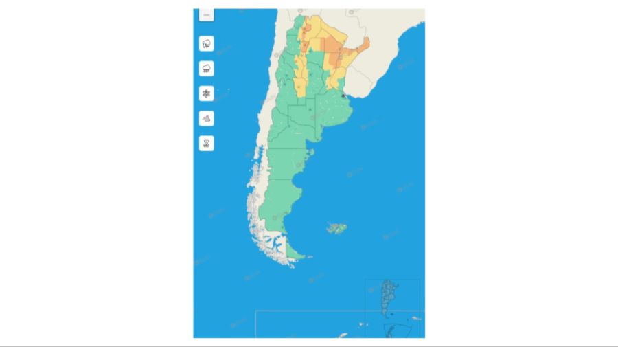 Alerta amarilla y naranja en el norte viernes 17 octubre