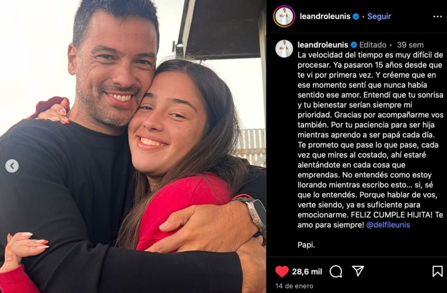 Chino Leunis, Delfina Leunis
