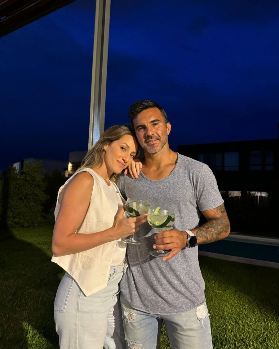 Fabián Cubero y Mica Viciconte