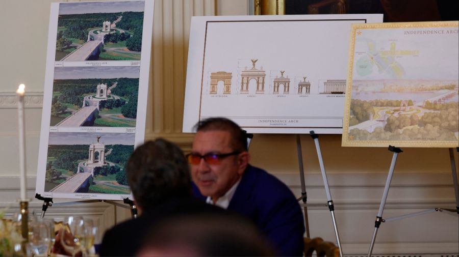 La controvertida propuesta de Trump de un “arco de triunfo” en Washington para inmortalizar un legado