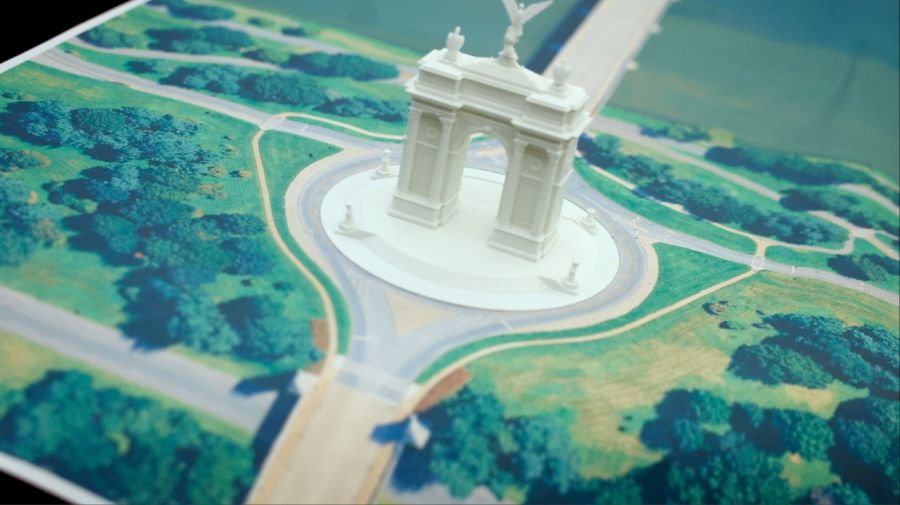 La controvertida propuesta de Trump de un “arco de triunfo” en Washington para inmortalizar un legado