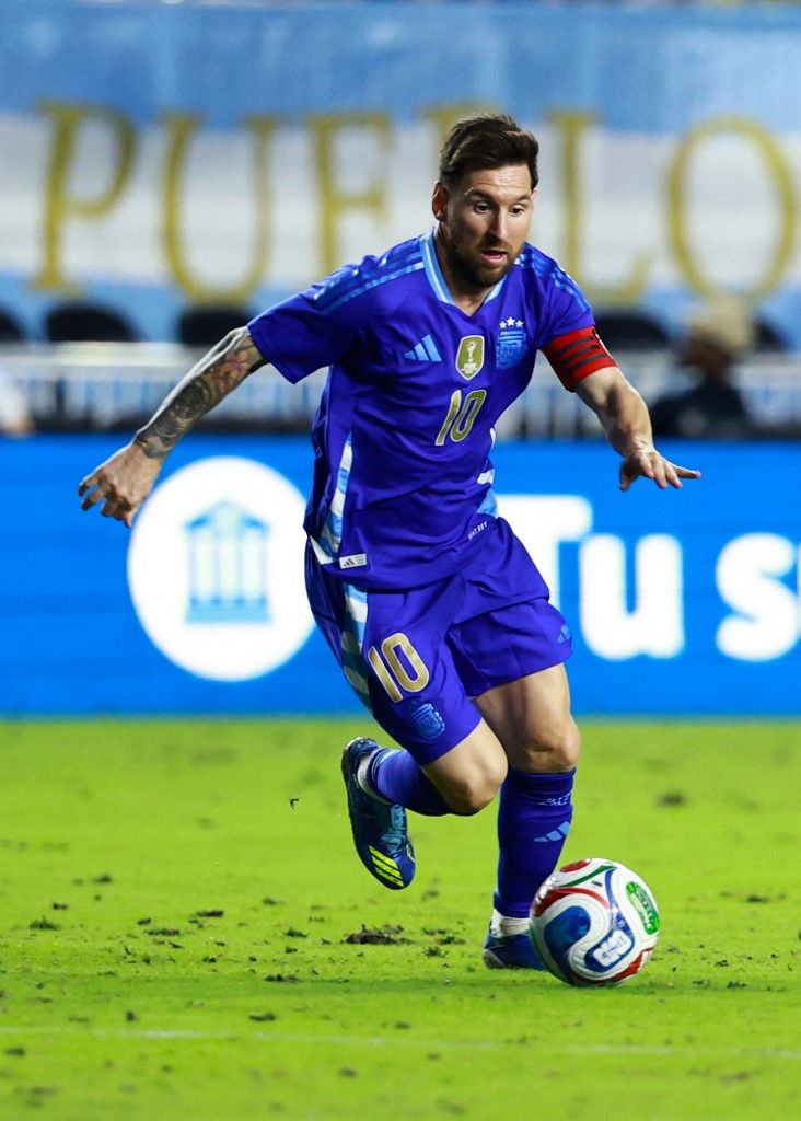 Lionel Messi con la Selección Argentina en Miami