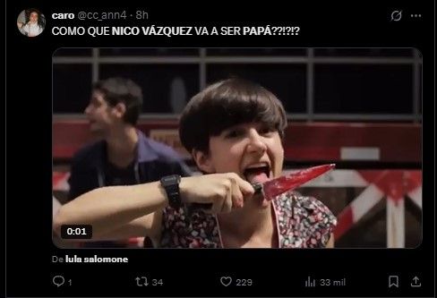 Posteos sobre Nico Vázquez papá