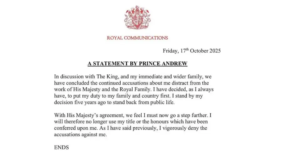 Royal Communications 17102025