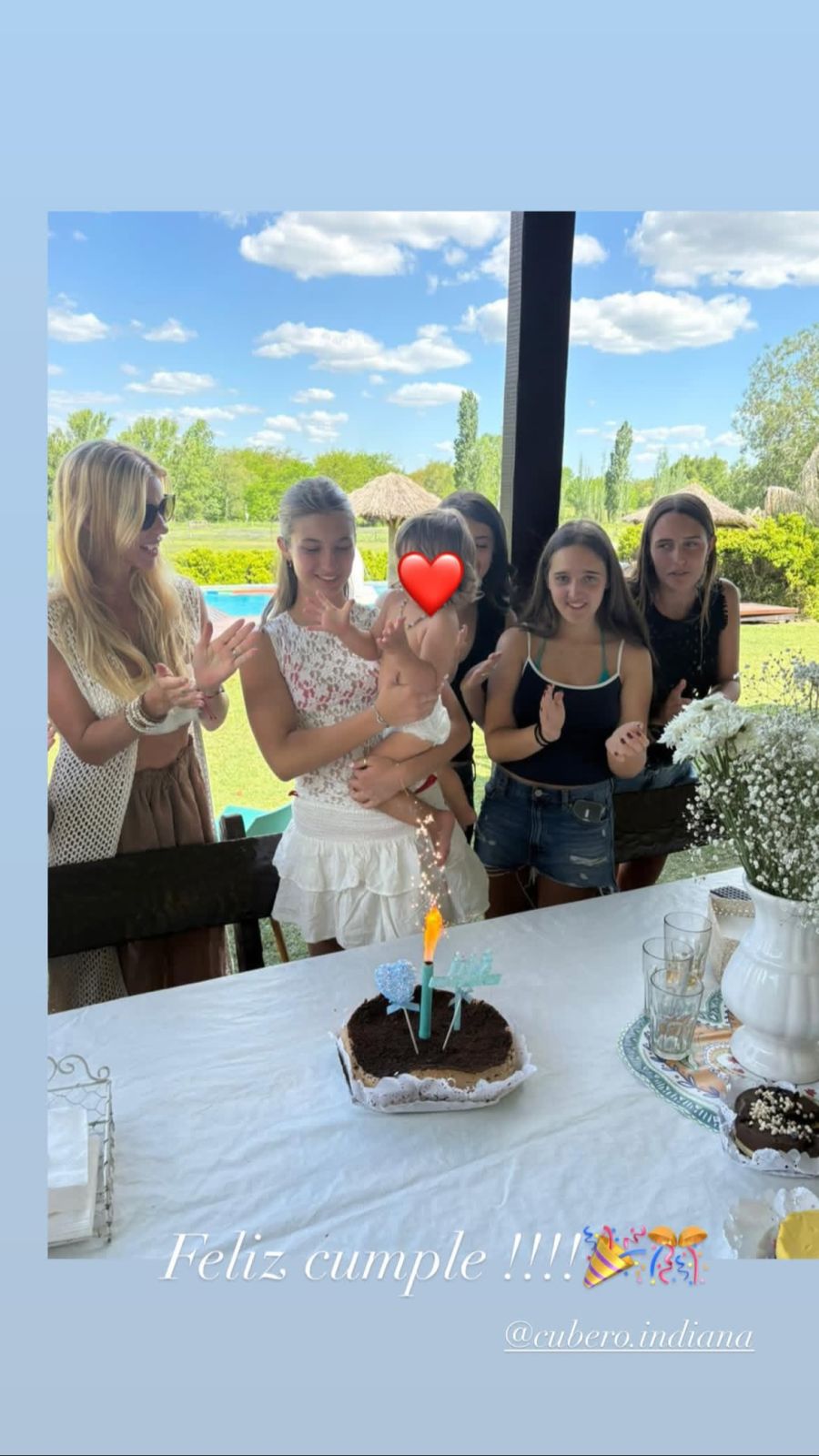 Cumpleaños de Indiana Cubero