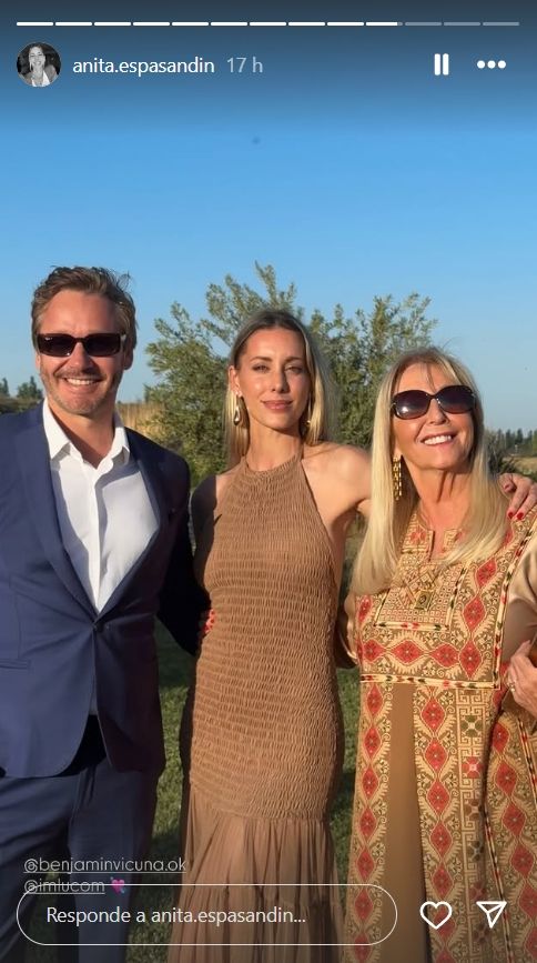 Benjamín Vicuña, Anita Espasandín e Isabel Luco