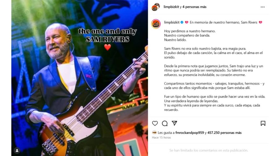 Murió Sam Rivers
